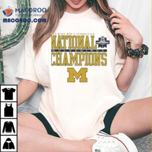Michigan Wolverines Gymnastics Team Tshirt