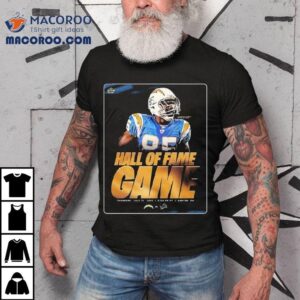 Antonio Gates Detroit Lions Hall Of Fame Tribute Game In Canton Tshirt