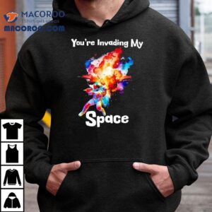 Astro Invasion Galaxy Design Personal Boundary Tshirt