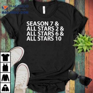 Celebrate Every Iconic Season With This Must Have All Stars Tshirt