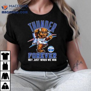 Celebrate Thunder Pride Win Or Lose With This Okc Mascot Tshirt