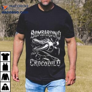 Crazy Italian Bombardino Crocodile Print T Tshirt