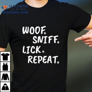 Dog Lover Essentials With Playful Paw Prints Tshirt