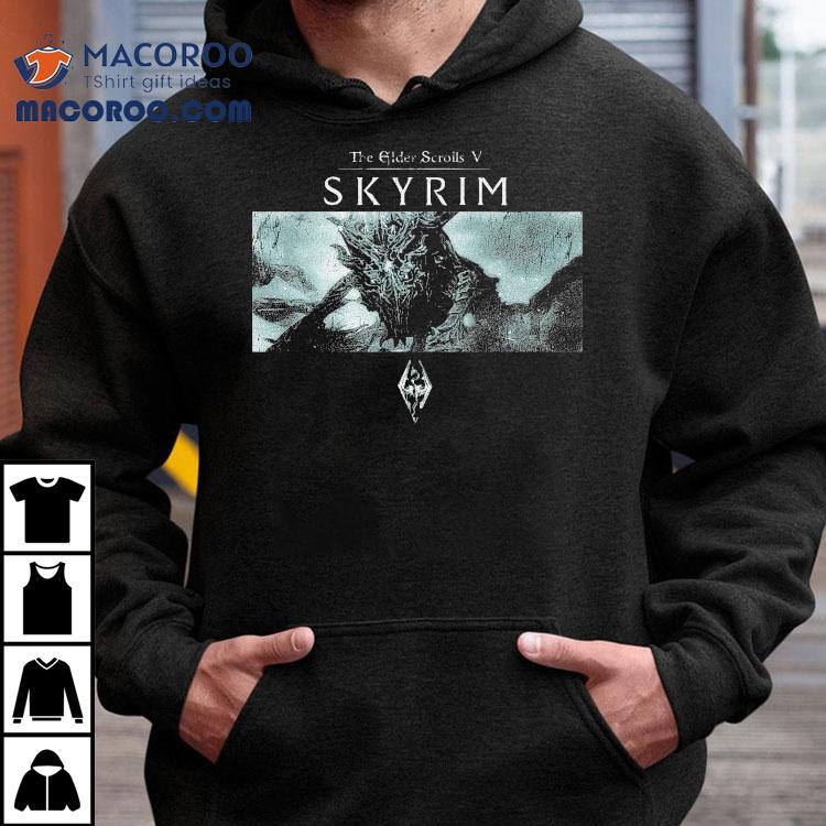 Dragonborn adventure awaits in this epic Skyrim tshirt Dragonborn adventure awaits in this epic Skyrim tshirt
