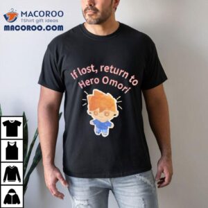 Find Your Way Back With This Omori Hero Design Tshirt