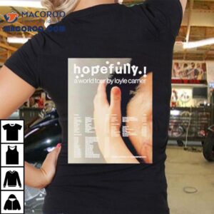 Loyle Carner Announces Global Tour For And T Tshirt