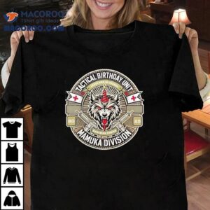 Mamuka Division Georgian Legion Wolf Tactical Birthday Unit Tshirt