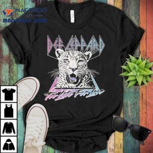 Never Miss A Beat With Def Leppard Vintage Rock T-Shirt 3 Never Miss A Beat With Def Leppard Vintage Rock Tshirt
