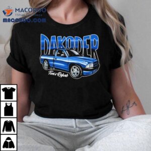 Revamped Vintage Style Dakoder Print Tshirt