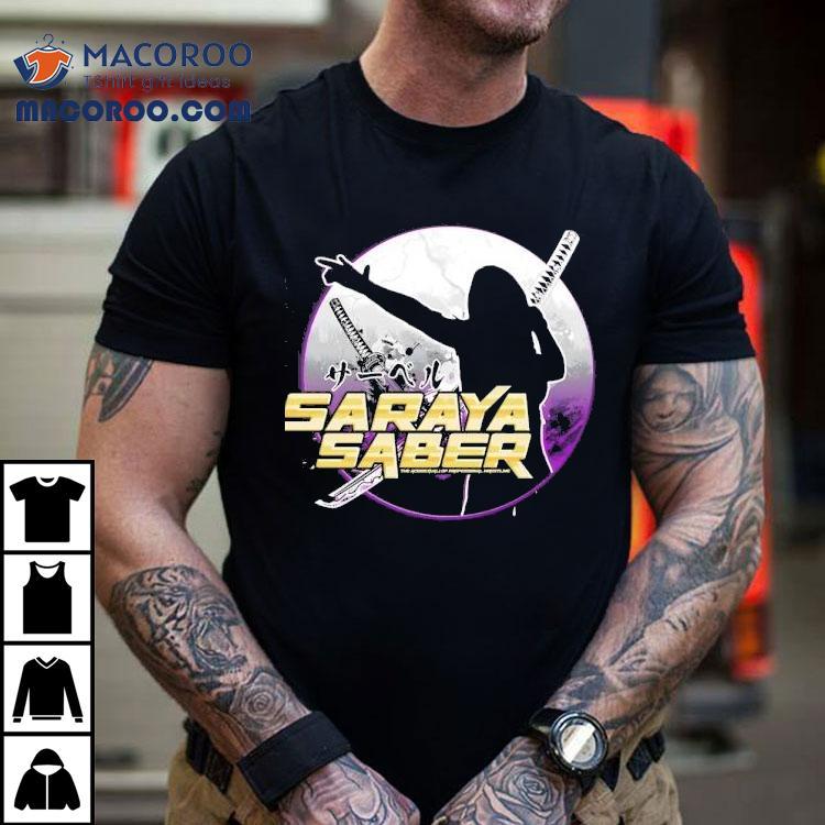 Saraya Saber dominates the ring with her iconic style t-shirt Saraya Saber dominates the ring with her iconic style t-shirt