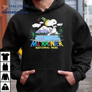 Snoopy Explores Mount Rainier In This Cool T Tshirt