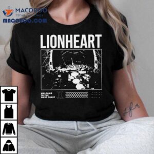 West Coast Vibes With Lionhearts Latest Album Release Tshirt