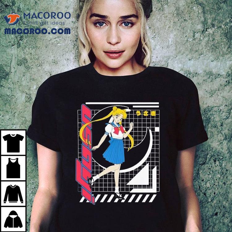 90s Anime Nostalgia With Usagi Tsukino Retro Design T-shirt 90s Anime Nostalgia With Usagi Tsukino Retro Design T-shirt