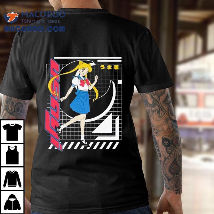 90s Anime Nostalgia With Usagi Tsukino Retro Design T-shirt 90s Anime Nostalgia With Usagi Tsukino Retro Design T-shirt