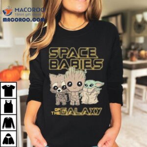 Adorable galactic characters from reel rejects on your t-shirt