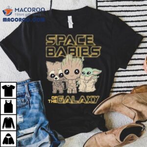 Adorable galactic characters from reel rejects on your t-shirt