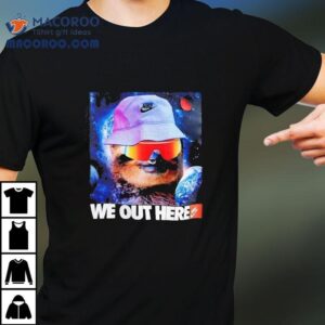 Adorable Sloth Astronaut Floating In Galaxy T-shirt