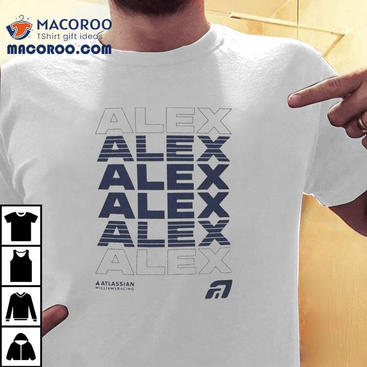 Alex Repeat Atlassian Williams Racing F1 Shirt Alex Repeat Atlassian Williams Racing F1 Shirt