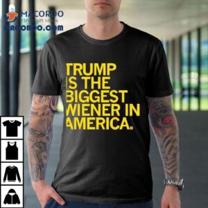 America Votes Trump As The Most Controversial Figure Tshirt
