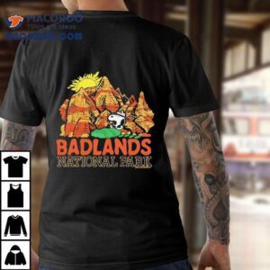 Badlands National Park Adventure With Snoopy Graphic T-shirt
