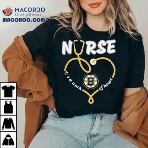 Boston Bruins Show Their Passion With Unique Stethoscope Design Tshirt