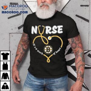 Boston Bruins Show Their Passion With Unique Stethoscope Design Tshirt
