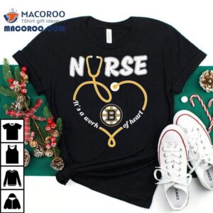 Boston Bruins Show Their Passion With Unique Stethoscope Design Tshirt
