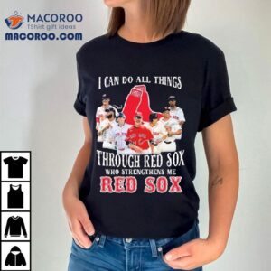 Boston Red Sox Inspirational Faith Based Design Tshirt
