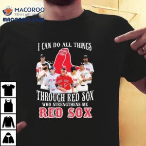 Boston Red Sox Inspirational Faith Based Design Tshirt