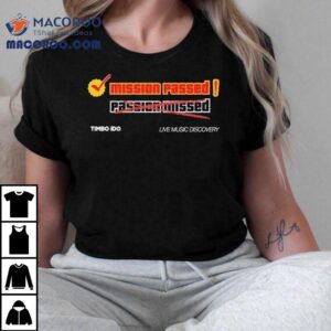 Celebrate Live Music With Timbo Idos Iconic Mission Tee Tshirt