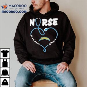 Chargers Nurse Design Celebrates Healthcare Heroes Tshirt