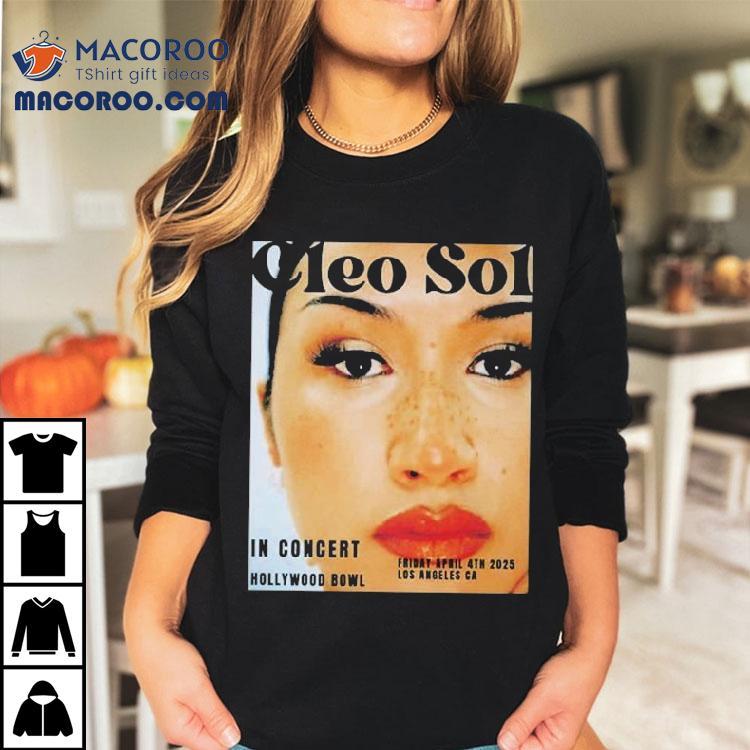Cleo Sol performs live at Hollywood Bowl April 4 2025 t-shirt Cleo Sol performs live at Hollywood Bowl April 4 2025 t-shirt