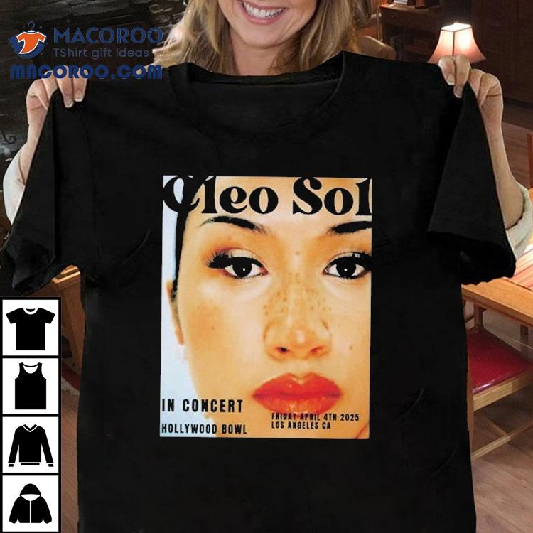 Cleo Sol performs live at Hollywood Bowl April 4 2025 t-shirt Cleo Sol performs live at Hollywood Bowl April 4 2025 t-shirt