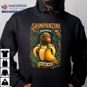 Crazy Italian Chimpanzee Banana Meme Tshirt