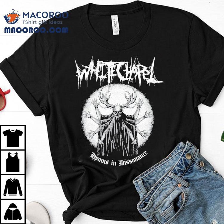 Dark Melodies Whitechapel Dissonant Spider Design T  Tshirt