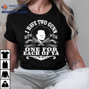 Double Trouble Firepower Design Tshirt