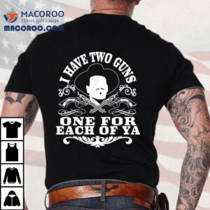 Double Trouble Firepower Design Tshirt