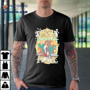 Dynamic Cosmic Print Tshirt