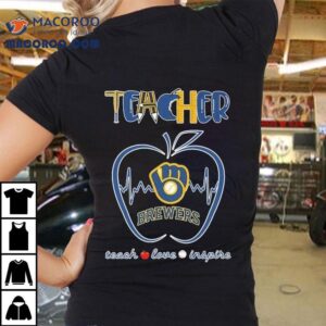 Educators Who Love Baseball Showcase Passion With Milwaukee Brewers Tshirt