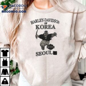 Explore Harley Davidson Inspired Seoul Designs On This Cool Tshirt