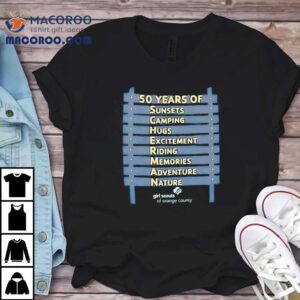 Five Decades Of Outdoor Joy And Sunset Adventures Tshirt