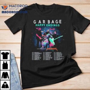 Garbage reveals 2025 US tour dates with Starcrawler for Happy Endings celebration t-shirt 1 Garbage Reveals Us Tour Dates With Starcrawler For Happy Endings Celebration Tshirt