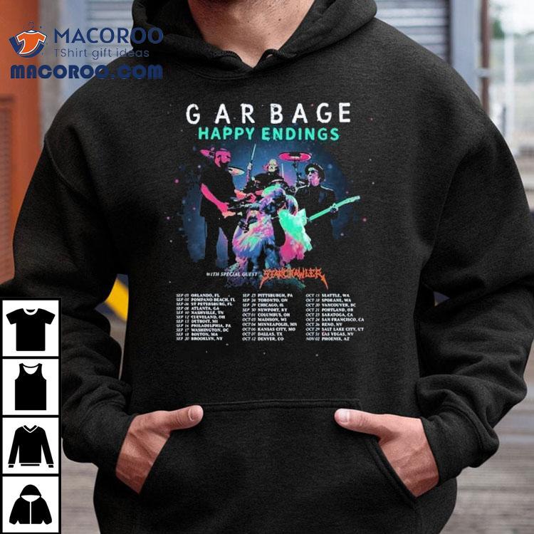 Garbage reveals 2025 US tour dates with Starcrawler for Happy Endings celebration t-shirt Garbage reveals 2025 US tour dates with Starcrawler for Happy Endings celebration t-shirt