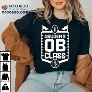 Grudens Quarterback Style Guide Tshirt