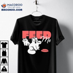 Hungry Feline Design On A Comfy Tshirt