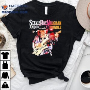 Iconic Stevie Ray Vaughan Band Design Tshirt