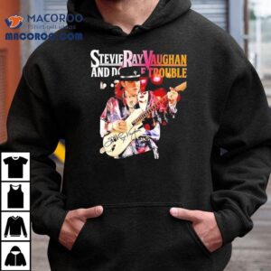 Iconic Stevie Ray Vaughan Band Design Tshirt
