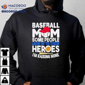 Inspiring Baseball Mom Raising Future Champions Tshirt