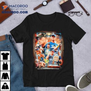 John Cena Celebrates Championship Wins With Exclusive Tshirt