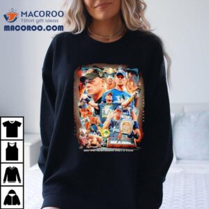 John Cena Celebrates Championship Wins With Exclusive Tshirt